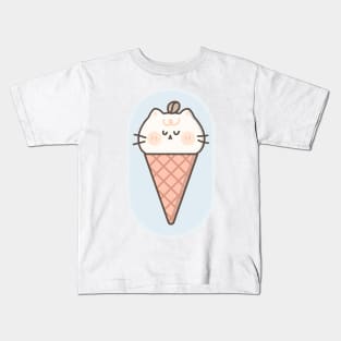 Cute Icecat - Cute illustrtion Kids T-Shirt